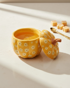 Floral Pumpkin Oil Burner | Ceramic Autumn Wax Melt Burner