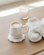 Iridescent Snowflake Mug, Coaster & Socks Gift Set | Cosy Winter Gift