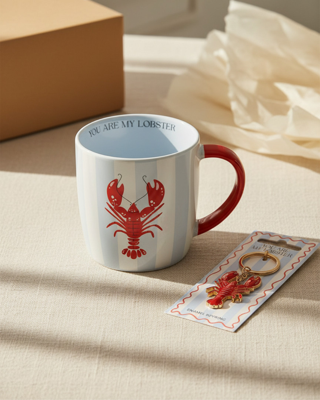 You Are My Lobster Keyring