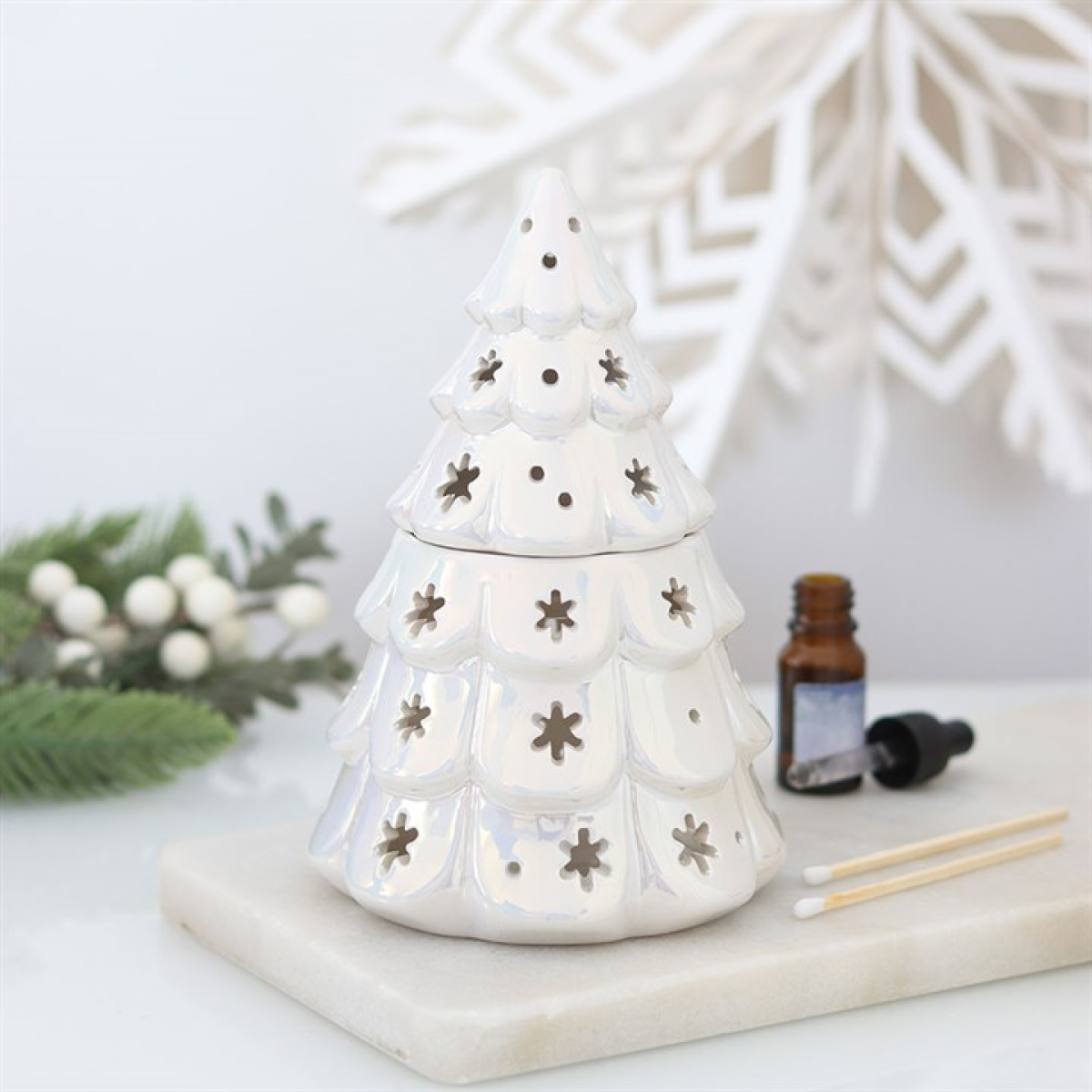 Iridescent Fir Tree Oil Burner