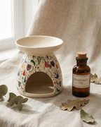 Cream Midnight Bloom Oil Burner & Wax Warmer