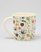 Cream Midnight Bloom Print Mug