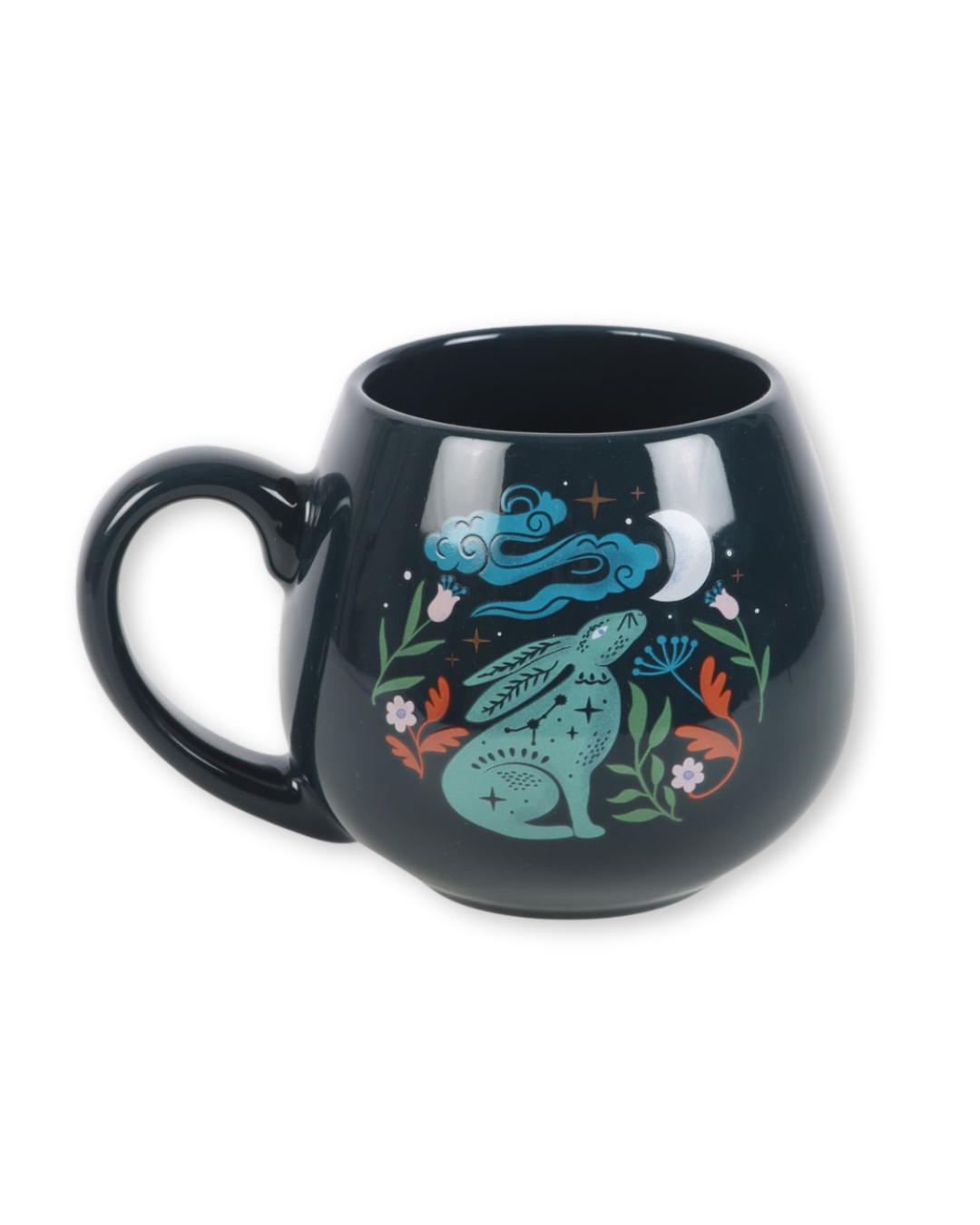 Midnight Hare Rounded Mug