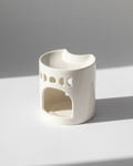 White Crescent Moon Oil Burner & Wax Warmer