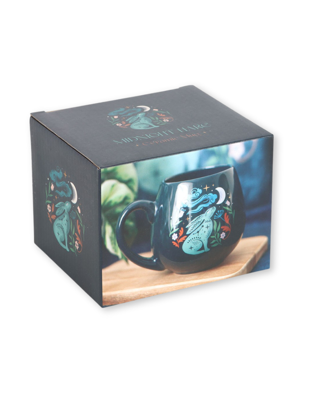 Midnight Hare Rounded Mug