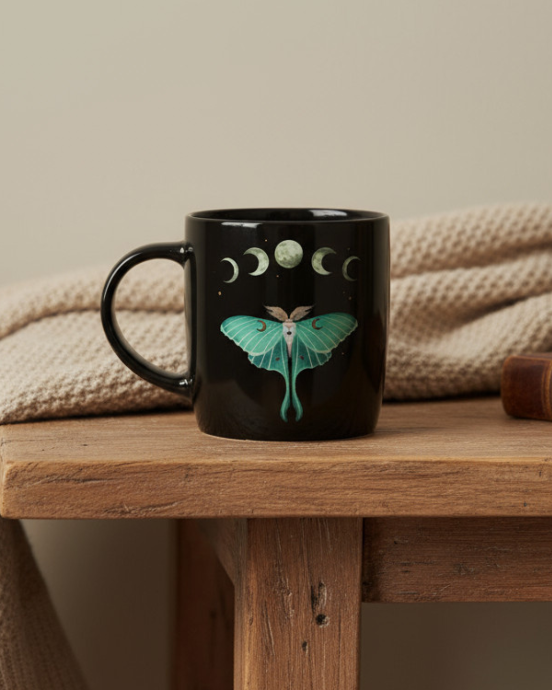 Luna Moth Forest Mug