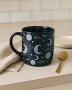 Blue Moon Celestial Print Mug