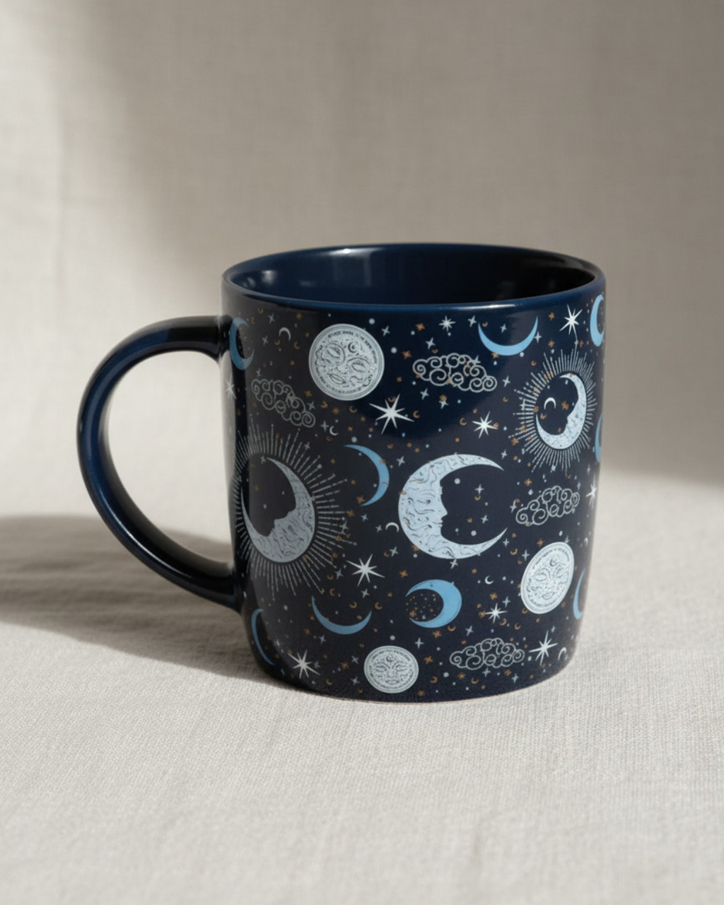 Blue Moon Celestial Print Mug