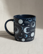 Blue Moon Celestial Print Mug