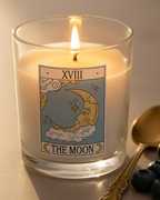 The Moon Vintage Tarot Blueberry Candle