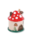 Mushroom House Incense Cone Burner | Whimsical Woodland Home Fragrance