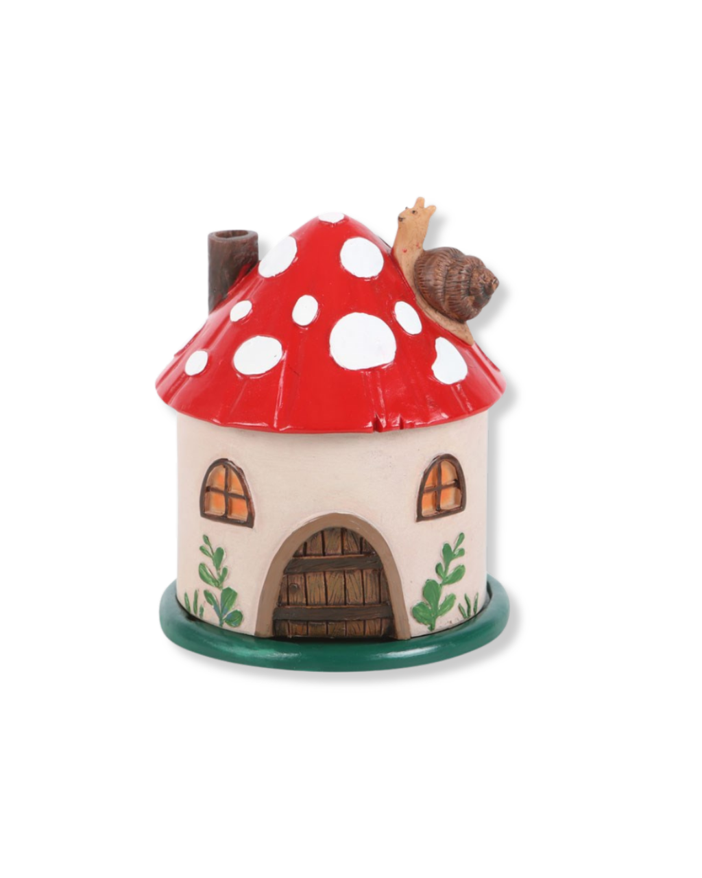Mushroom House Incense Cone Burner | Whimsical Woodland Home Fragrance