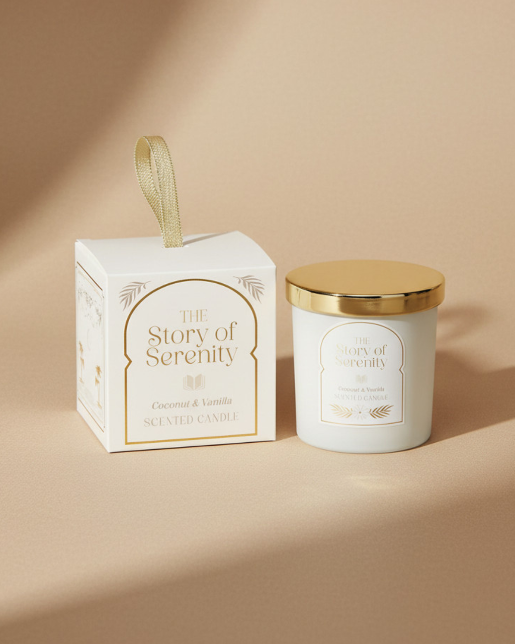 The Story of Serenity Coconut & Vanilla Candle