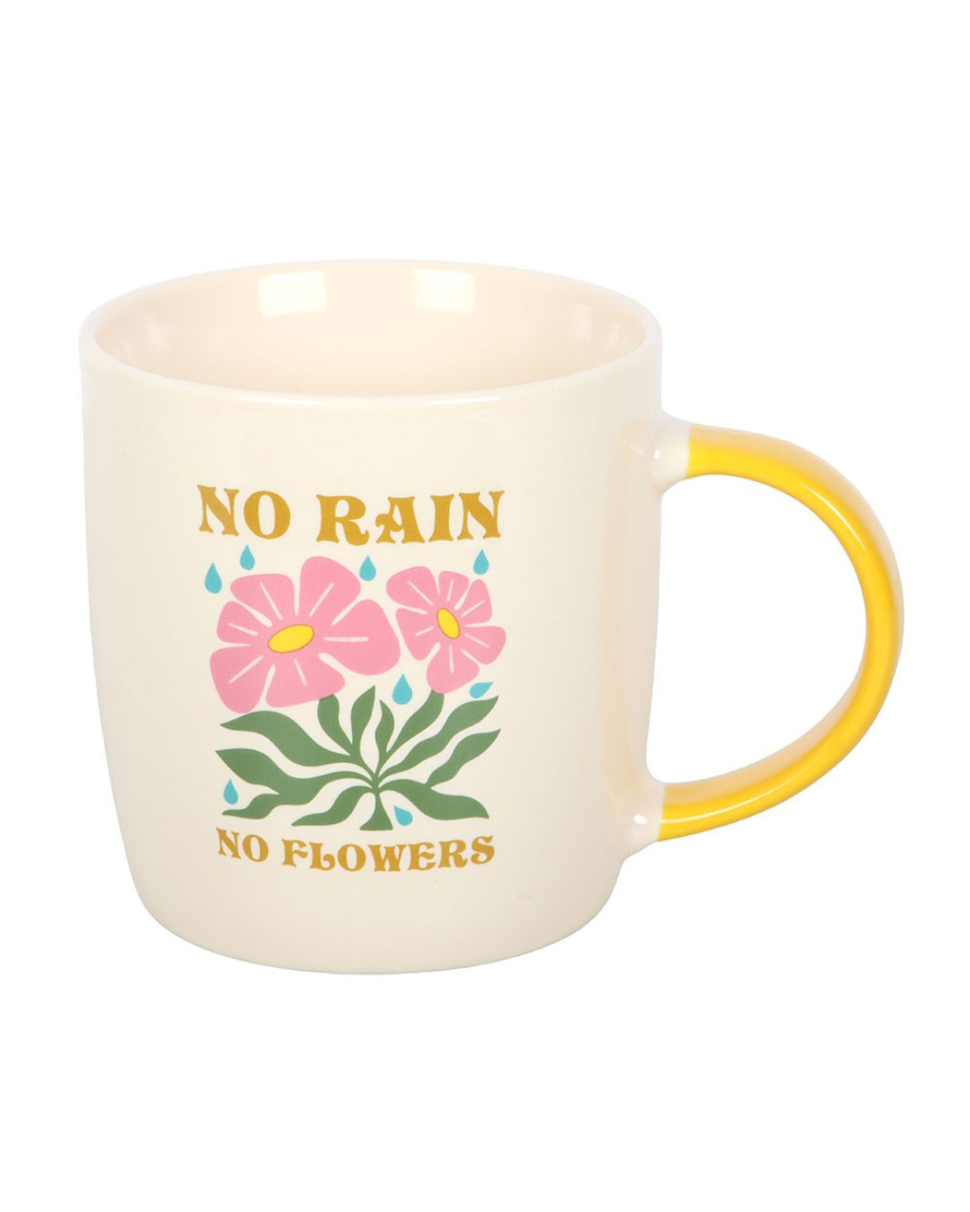 No Rain, No Flowers Mug