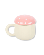 Pink Mushroom Woodland Mug