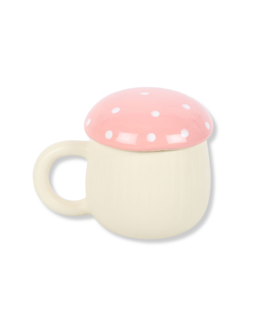 Pink Mushroom Woodland Mug