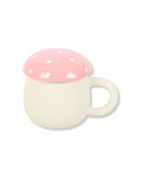 Pink Mushroom Woodland Mug