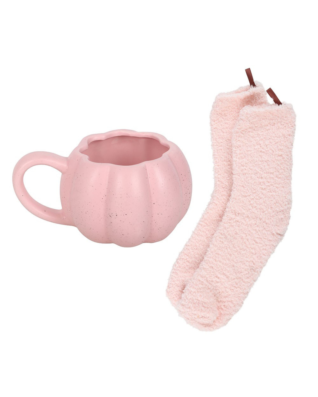 Pink Pumpkin Mug & Socks Gift Set | Cosy Autumn Gift