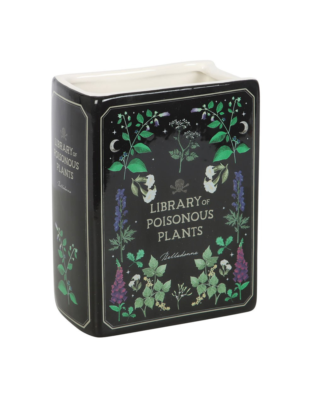 Poisonous Plants Book Shaped Vase