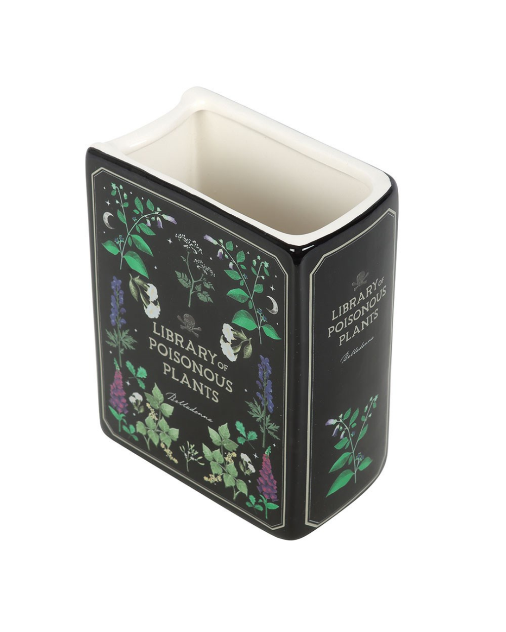 Poisonous Plants Book Shaped Vase