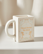 Read Books Be Kind White Book Shaped Mug