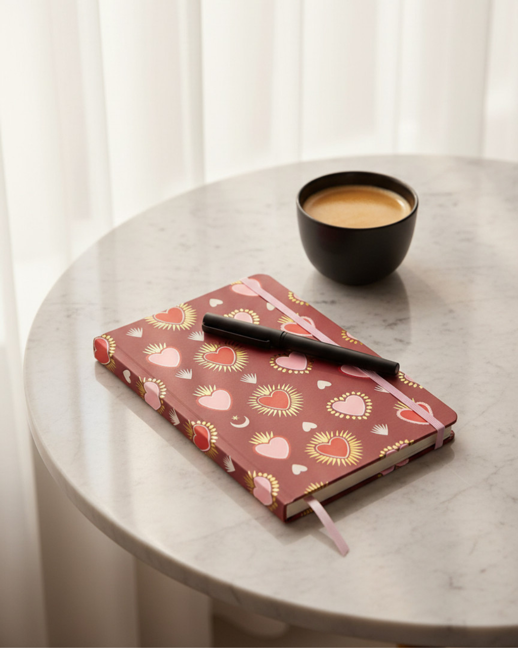 Sacred Heart Print A5 Notebook