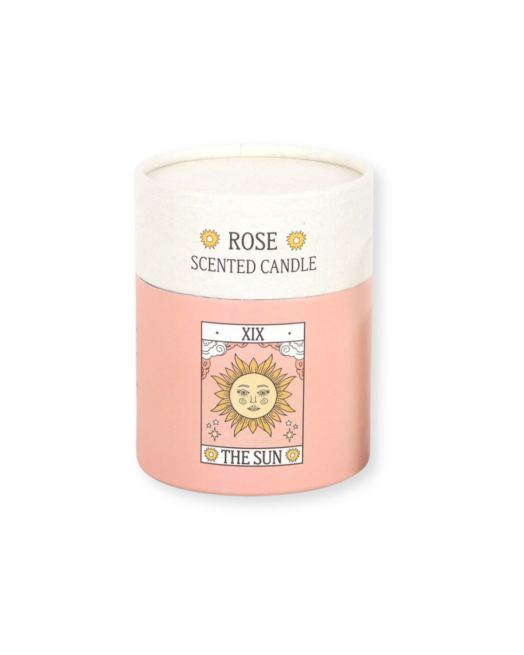 The Sun Vintage Tarot Rose Candle