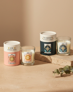 The Sun Vintage Tarot Rose Candle