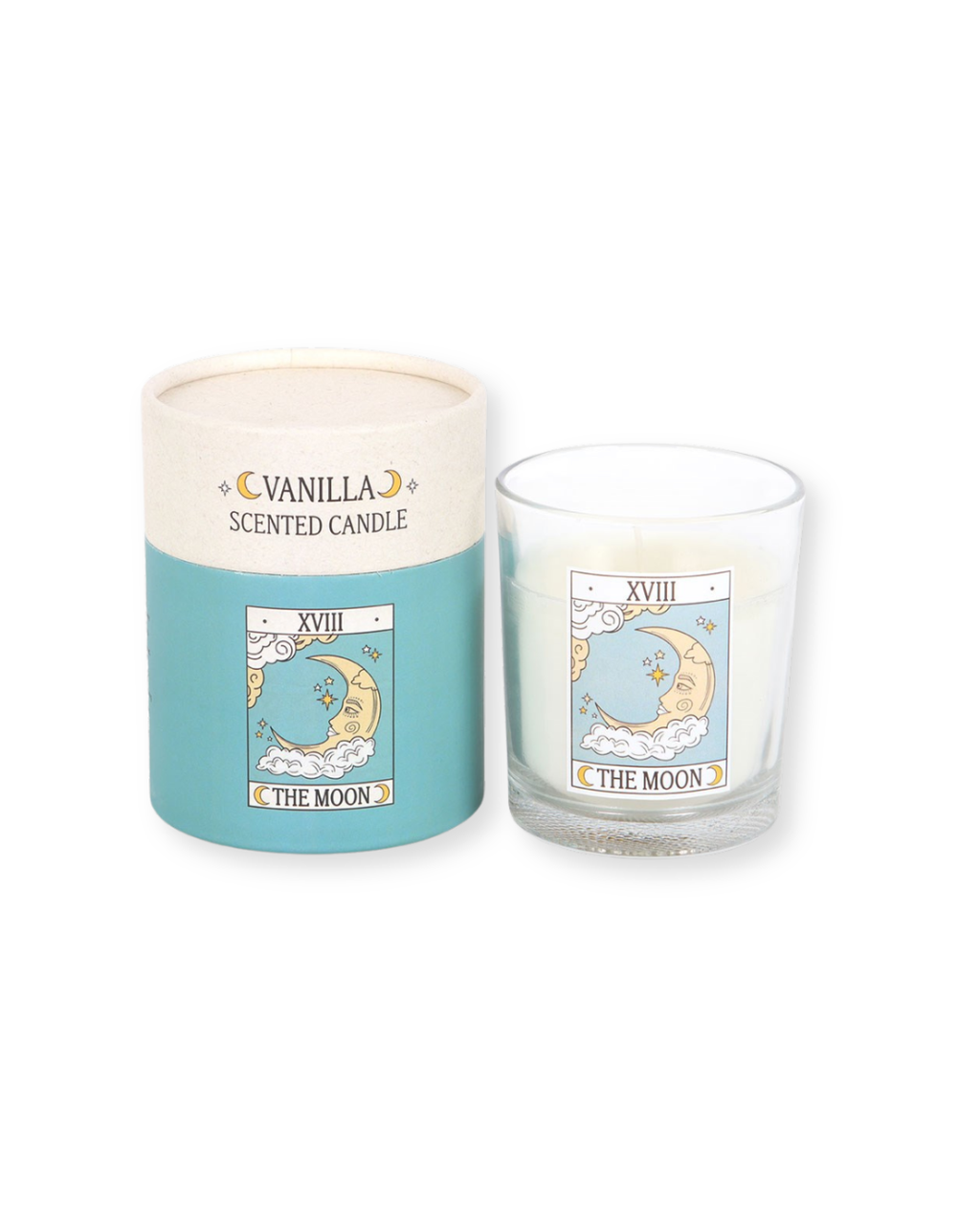 The Moon Vintage Tarot Blueberry Candle