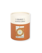The Wheel of Fortune Vintage Tarot Orange Candle ceramic mug or home décor item.