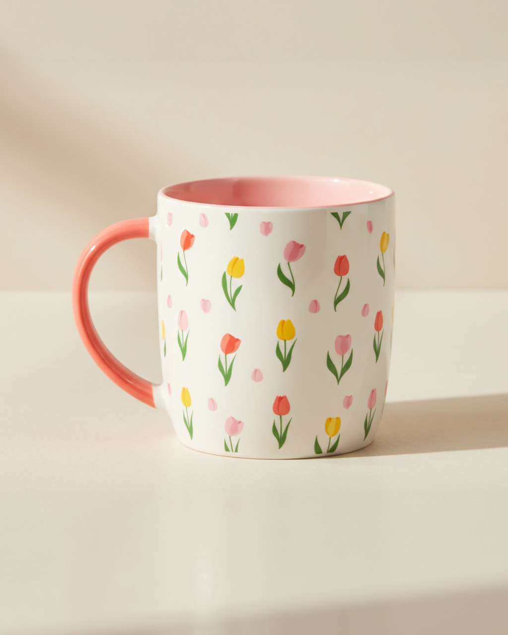 Tulip Floral Print Mug
