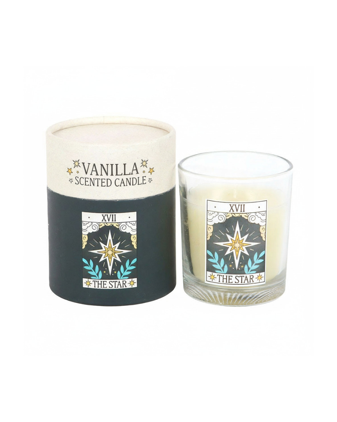 The Star Vintage Tarot Vanilla Candle