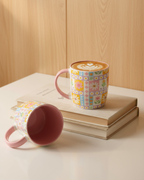 Floral Patchwork Print Mug