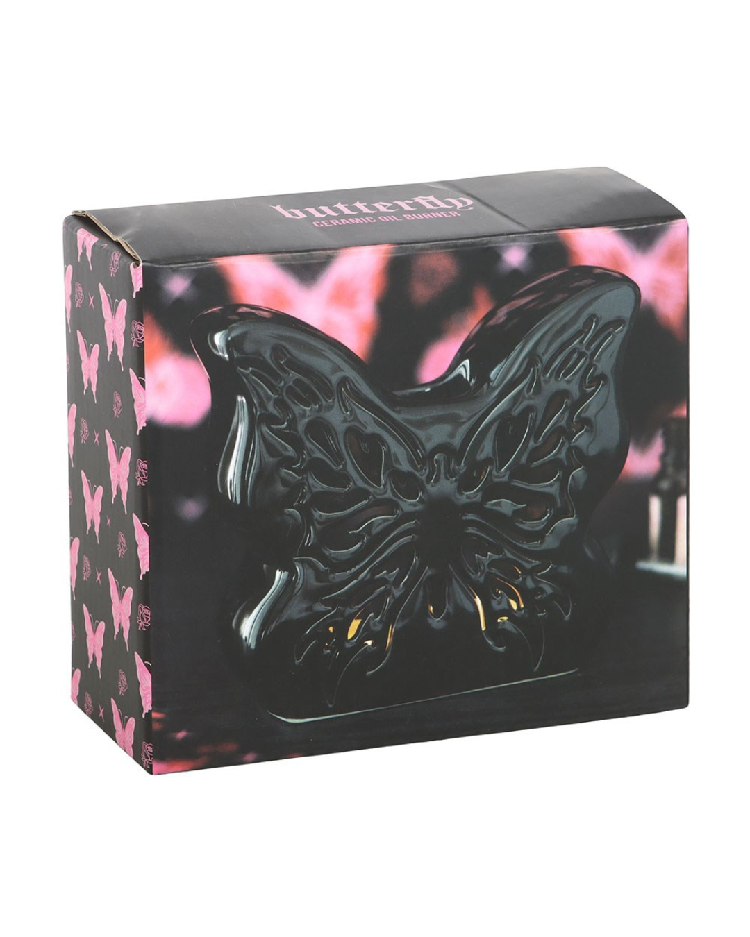 Black Cut-Out Butterfly Oil Burner & Wax Warmer