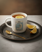 The Moon Vintage Tarot Mug