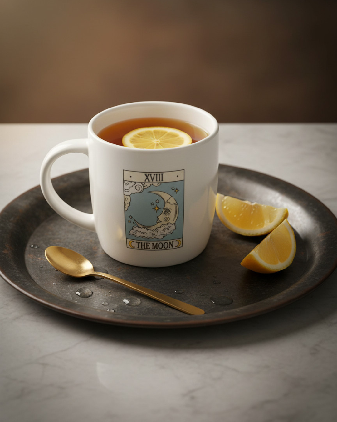 The Moon Vintage Tarot Mug