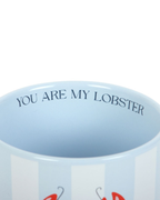 You Are My Lobster Striped Mug