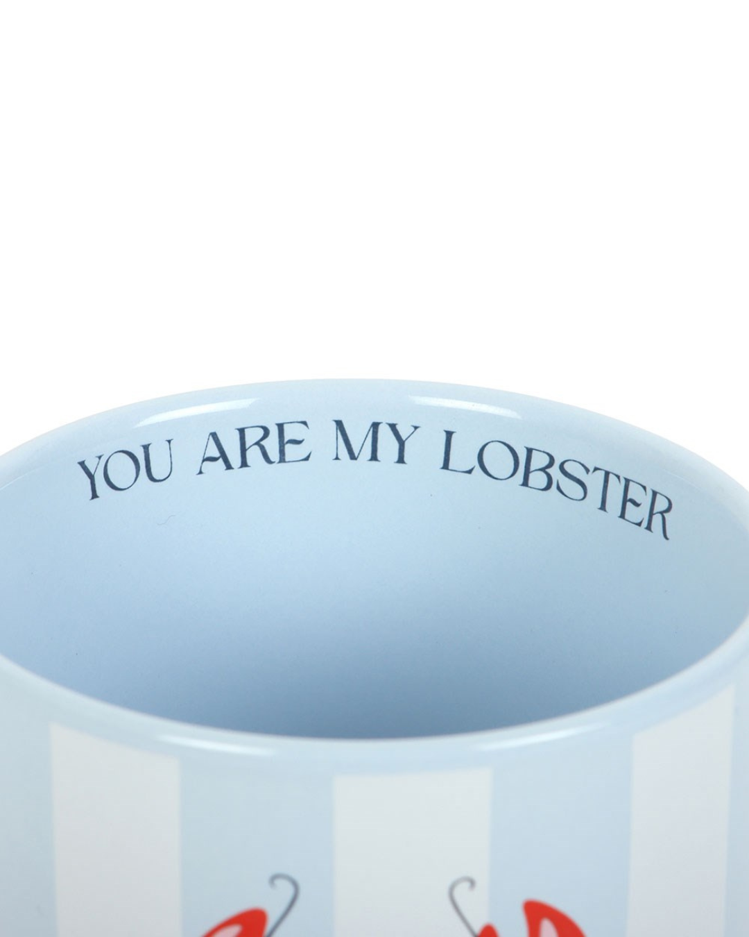 You Are My Lobster Striped Mug