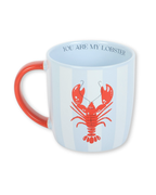 You Are My Lobster Striped Mug