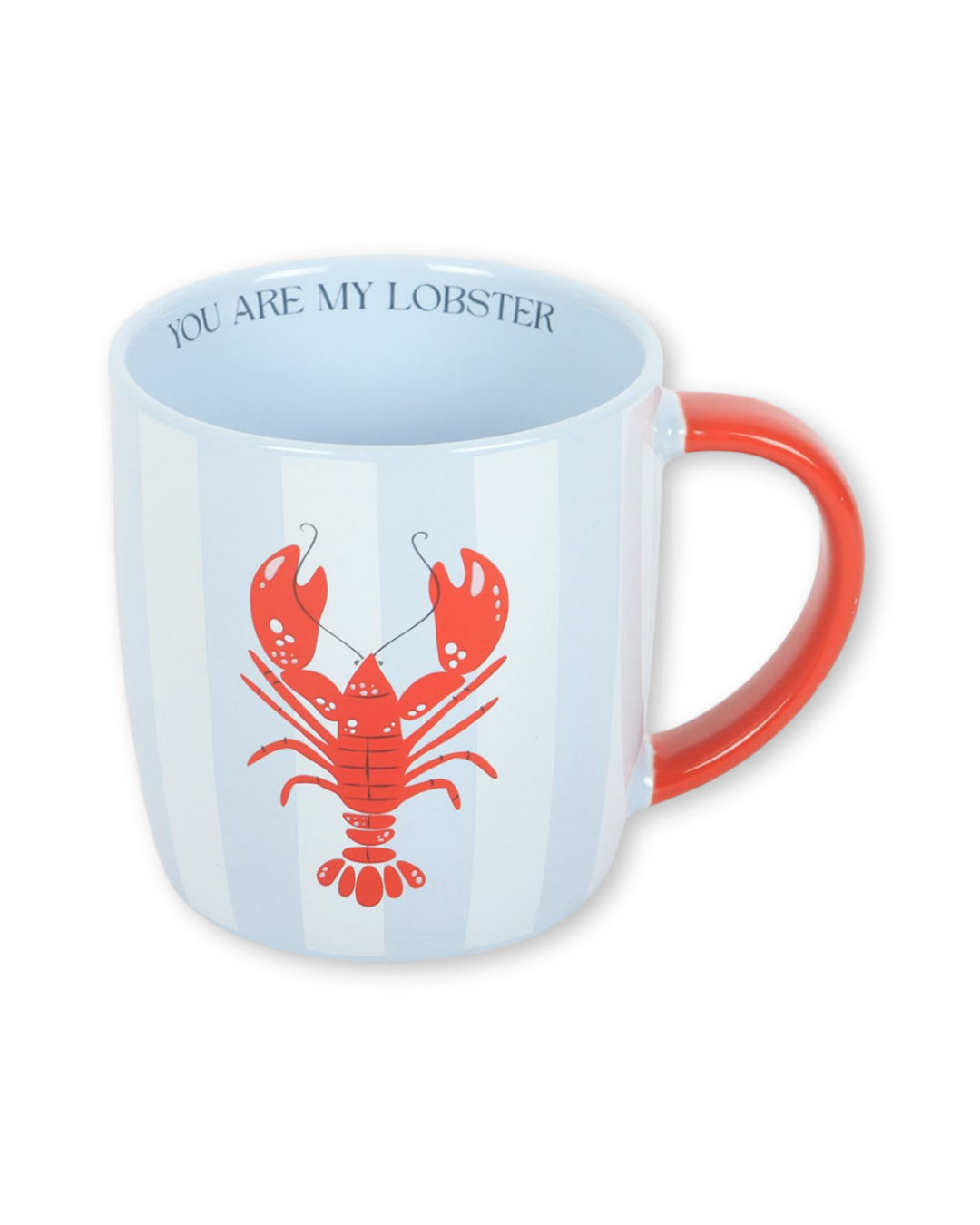 You Are My Lobster Striped Mug